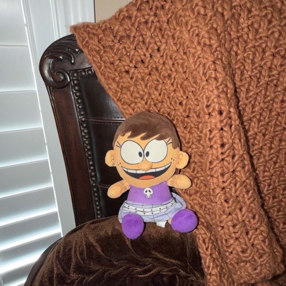 Nickelodeon The Loud House Luna Loud Plush Stuffed Animal Toy 8" Purple Skirt
